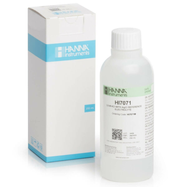 Solution électrolyte KCl 3,5M (250mL) Eurosmart