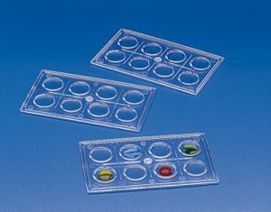 Cuvettes à 8 cellules rondes