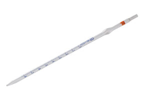 Pipette graduée (B) avec boule