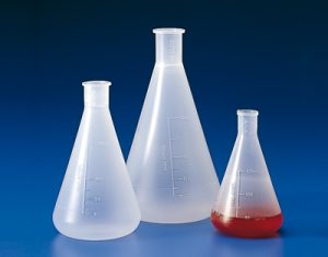 Lots d'Erlenmeyers en PP