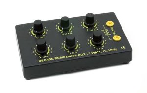 Boîte à décades de résistance