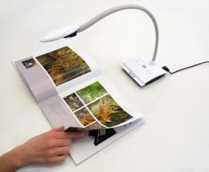 Visualiseur à col de cygne